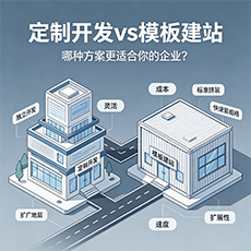 西城建站-定制开发vs模板建站：哪种方案更适合你的企业？