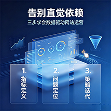 延庆建站-告别直觉依赖：三步学会数据驱动网站运营