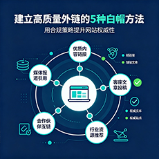 西城建站-建立高质量外链的5种白帽方法